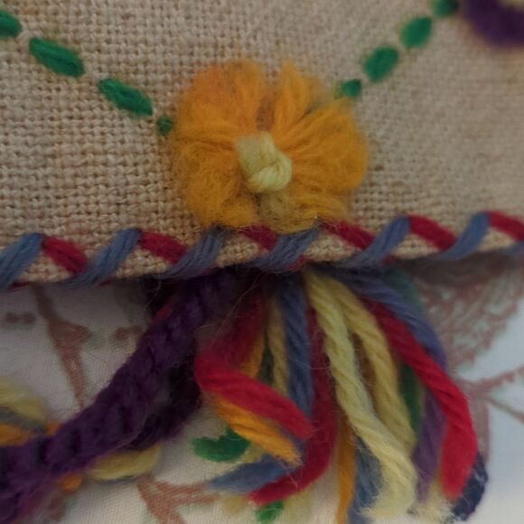 Vintage handmade rainbow belt - Picture 3 of 6